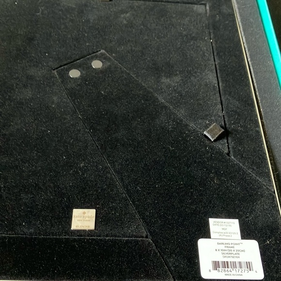 Kate Spade: Darling Point Silver Plate Mirrored Picture Frame- “Mr & Mrs”-8”x10” - Picture 8 of 15